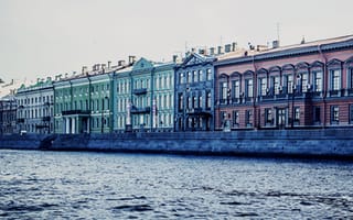 Картинка санкт-петербург, питер, река, английская набережная, река нива, набережная, Russia, канал, St. Petersburg
