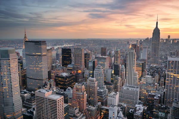 Обои panorama, skyscrapers, город, небоскрёбы, cityscape