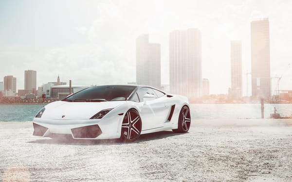 Обои lamborghini gallardo, ламборгини, белая, тюнинг, supercar