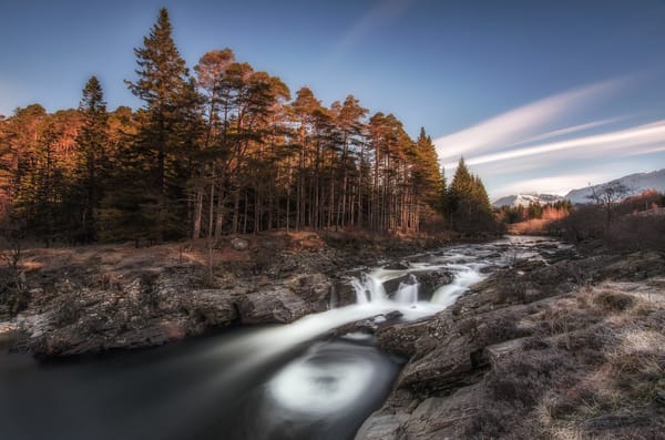 Обои Scotland, Waterfall, River Orchy