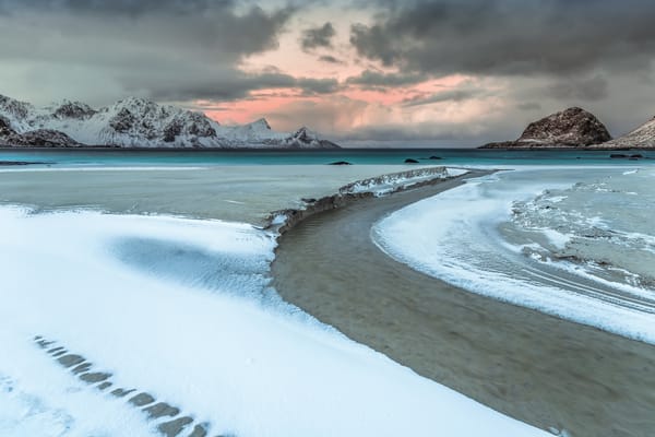 Обои Lofoten Islands, Haukland, Cool Curves