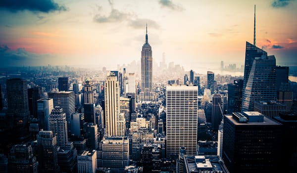 Обои New York City, город, небоскребы, нью йорк, USA, америка, сша