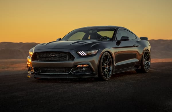 Обои ford mustang, ford, бампер