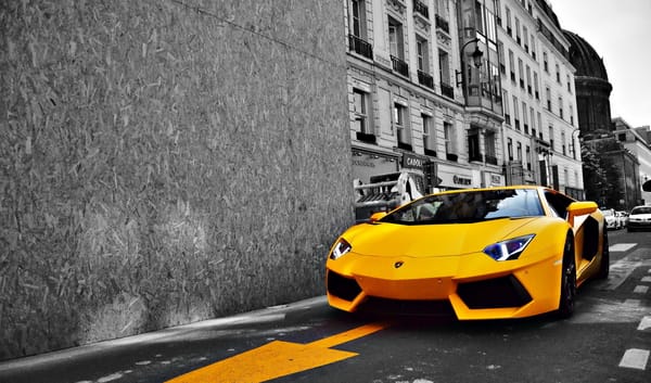 Обои lp700-4, Lamborghini, желтый, ламборджини, aventador, авентадор