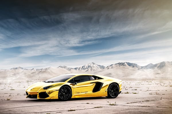 Обои lp700-4, project au79, ламборгини, Lamborghini, aventador, chrome gold, lb834