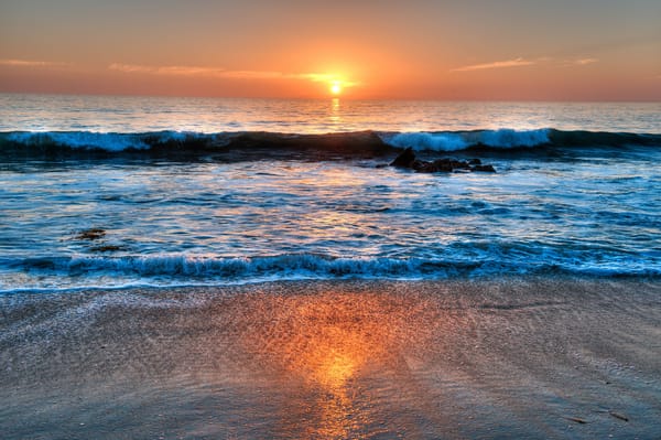 Обои закат, пейзаж, usa, laguna beach, california