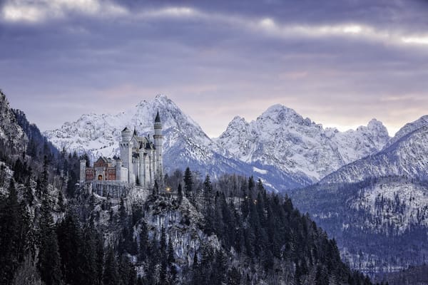 Обои германия, замок нойшванштайн, бавария