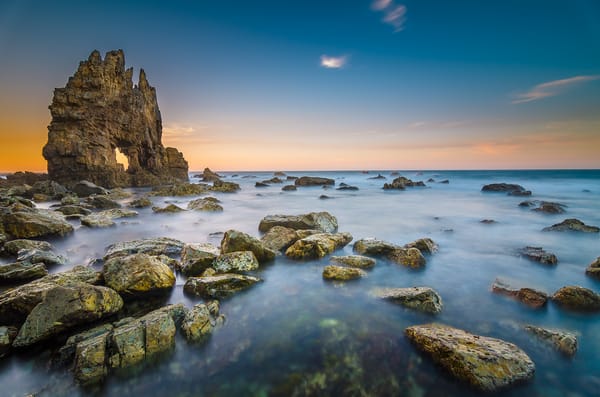 Обои море, costa de cantabria, spain, costa quebrada, скалы, закая