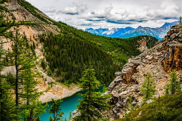 Обои пейзаж, banff johnston canyon, lake louise, канада, alberta, национальный парк банф
