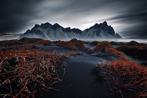 Обои природа, пейзаж, vestrahorn islande