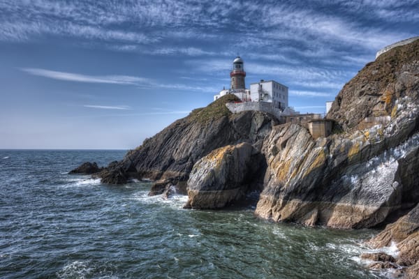Обои ireland, howth, bailey lighthouse