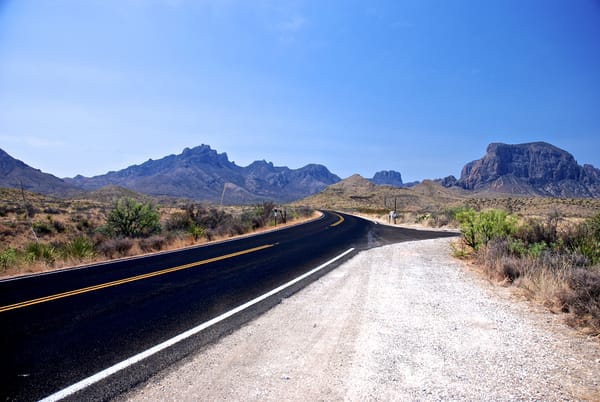 Обои дорога, big bend national park, сша, texas
