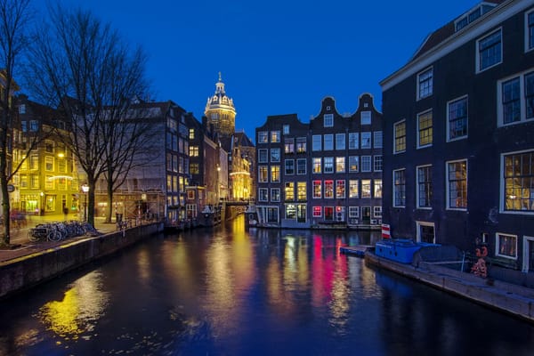 Обои Amsterdam, Голландия, Расположен в провинции Северная Голландия, панорама, Амстердам, Нидерланды, столица и крупнейший город Нидерландов