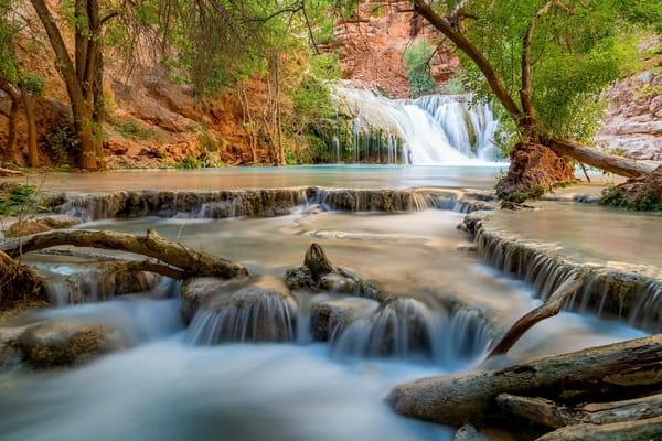 Обои Beaver Falls, река, водопад, Grand Canyon