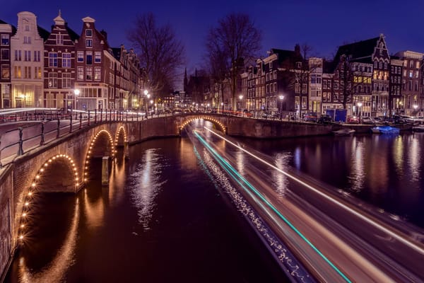 Обои Amsterdam, панорама, Амстердам, столица и крупнейший город Нидерландов, Расположен в провинции Северная Голландия, Нидерланды, Голландия