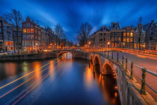 Обои Amsterdam, панорама, Голландия, Нидерланды, Расположен в провинции Северная Голландия, столица и крупнейший город Нидерландов, Амстердам
