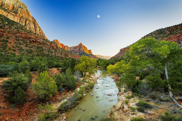 Обои Zion National Park, Utah, The Virgin River
