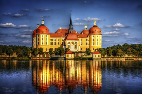 Обои Castle Moritzburg, Замок Морицбург, Дрезден, Мейсен, Германия