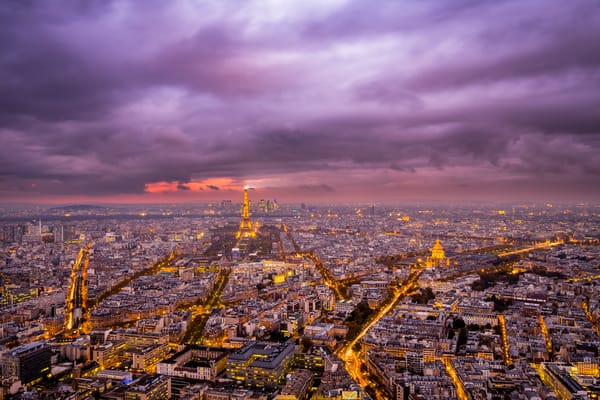 Обои Париж, ночные города, город, ночь, иллюминация, Paris, Франция, Эйфелева башня