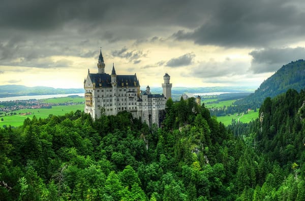Обои Замок Нойшванштайн, Хоэншвангау, Bavaria, Neuschwanstein Castle, Germany