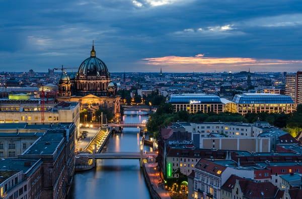 Обои Berlin, Germany, Berlin sunset