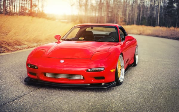 Обои red, мазда, тюнинг, tuning, mazda rx-7, car