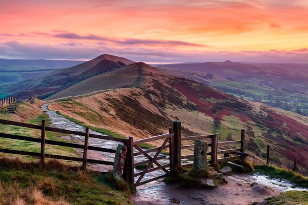Обои Peak District, холмы, Англия, England