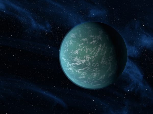 Обои Kepler-22b, планета, космос, макро, звезды, пространство