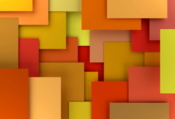 Обои design, geometric shapes, colorful, geometry, abstract, 3D rendering