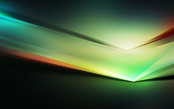 Обои digital illustration, черный, spectrum, зеленый
