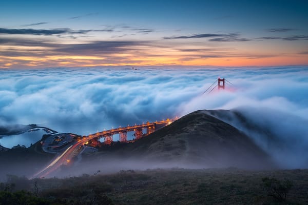 Обои Golden Gate Bridge, San Francisco, fog