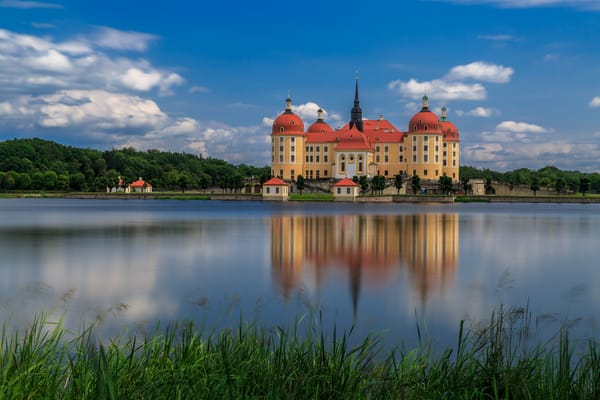 Обои Moritzburg Castle, Германия, Замок Морицбург, отражение, вода, Germany