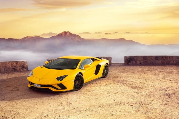 Обои Lamborghini, Fast, Aventador S, Supercar, Yellow