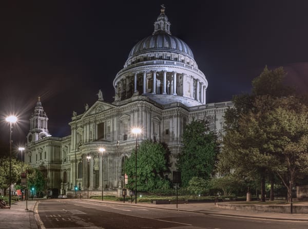 Обои Лондон, Великобритания, Tranquil St. Pauls Cathedral