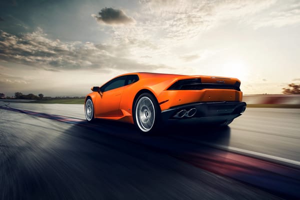 Обои lamborghini, car, автообои, в движении, huracan