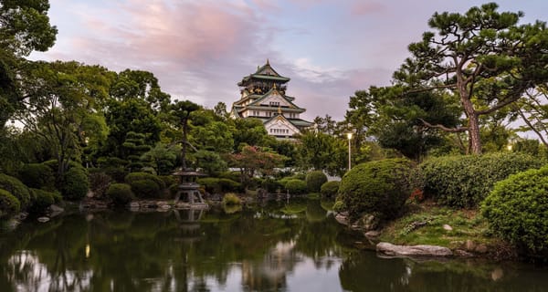 Обои замок, Япония, Осака, Japón - Castillo de Osaka