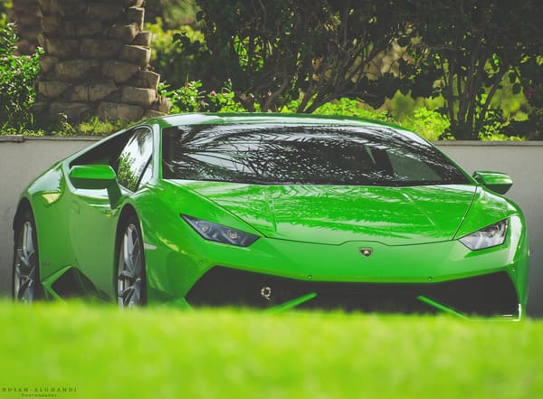 Обои Lamborghini, Huracan, green