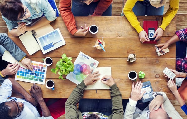 Обои workgroup, technology, coffee, design