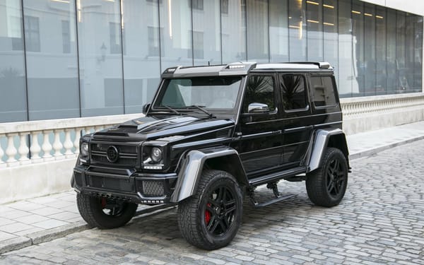 Обои Мерседес Джи500 4x4, кубик, черный гелик, 4к, гелик, Мерседес, 2018 год, тюнинг, Гелендваген