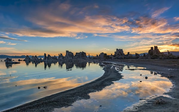 Обои озеро, США, Калифорния, вода, берег, California