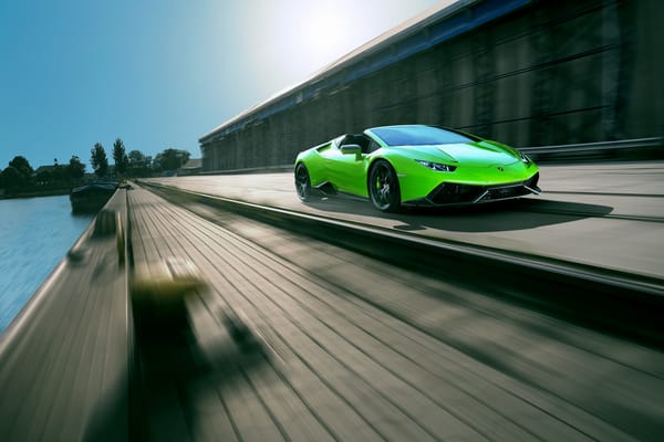 Fotografiya Lamborghini Huracan Zelenye Torado Spyder Zelenyh Avtomobil Zelenyj