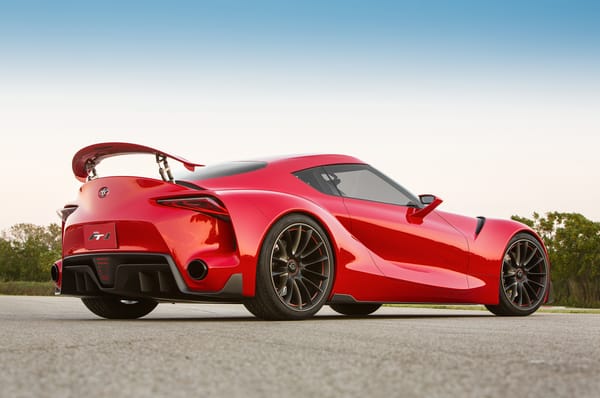 Обои тойота, красная машина, спорткар, toyota ft-1