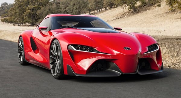 Обои тойота, красный автомобиль, спорткар, toyota ft-1