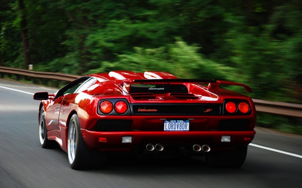 Обои Red Car Sports, HD, Bullet Speed