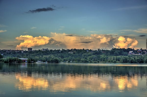 Обои Россия, Калуга, яченское вдхр, город
