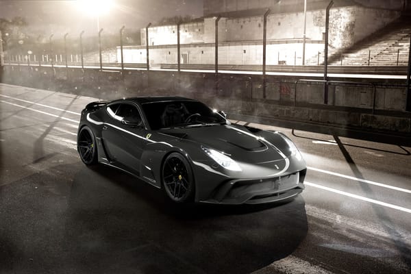 Обои Ferrari, Металлик, Серый, 2016, with, Novitec Rosso, F12, berlinetta