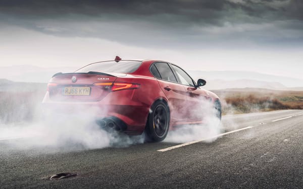 Обои Alfa Romeo, Quadrifoglio, Giulia, 2018