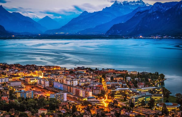 Обои Vevey, природа, городок, Switzerland