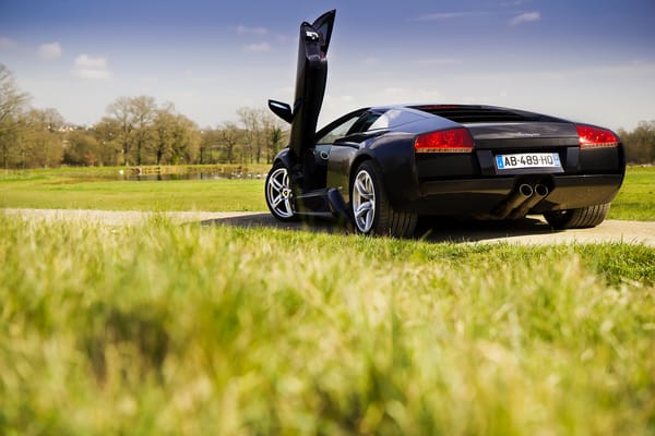 Обои Весна, Lamborghini, Чёрная