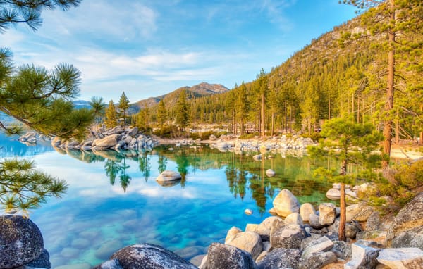 Обои сша, Lake tahoe, Вода